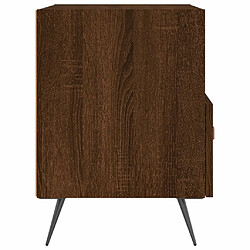 Acheter vidaXL Table de chevet chêne marron 40x35x47,5 cm bois d’ingénierie