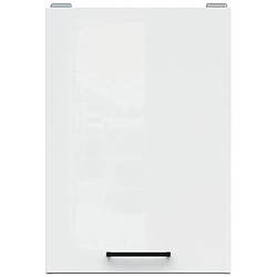 Avis Tbs JUNONA Meuble haut 40 cm - 1 Porte - Blanc brillant