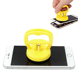 Wewoo Ventouse jaune pour écran de téléphone / couverture arrière en verre P8822 Super Suction Réparation Sucker Outil