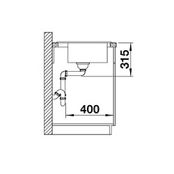 Avis Evier à encastrer 100cm céramique noir - 517532-1 - BLANCO