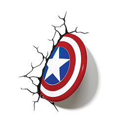 3D Light FX Marvel - Lampe 3D LED Captain America Shield