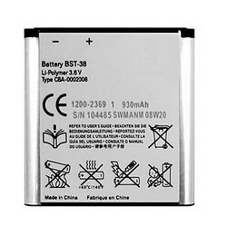 Wewoo Batterie pour Sony Ericsson W580 BST-38