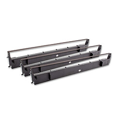 3 x ruban, ruban en nylon, bande d'encrage vhbw pour imprimante matricielle de type Epson S015020 