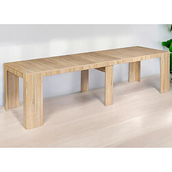 Concept Usine BELLI - Table console extensible en bois - 3 m