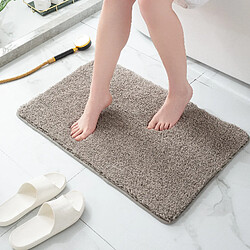 LUUCOZK Tapis de bain antidérapants absorbants à séchage rapide, décoration de salle de bain, couleur 5-40x60cm