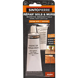 Mastic de réparation pour pierre, carrelage, marbre - Répar’ Sols et Murs - Rouge - 100 Grs - SINTO