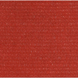 Acheter vidaXL Voile d'ombrage 160 g/m² Rouge 2,5x2,5 m PEHD