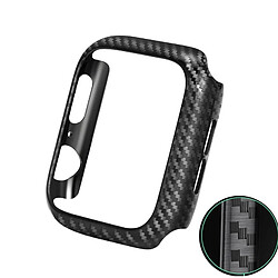 Wewoo Etui de protection en fibre de carbone PC pour Apple Watch séries 3 & 2 & 1 38mm pas cher