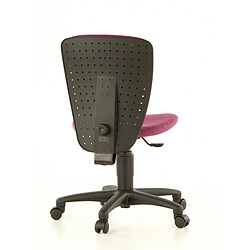 Topstar Siège de bureau enfant / Siège pivotant HIGH S'COOL 3D, tissu maille rose pas cher