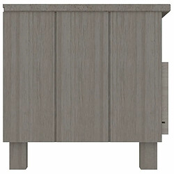 Acheter Maison Chic Meuble TV scandinave - Banc TV pour salon HAMAR Gris clair 106x40x40 cm Bois massif de pin -MN50244