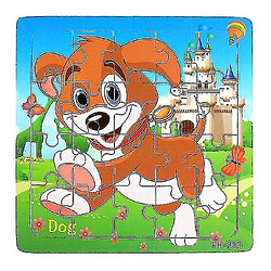 Universal 20 Slice en bois Puzzle Toy Enfants Baby Educational Learning Toys pour enfants