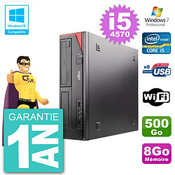 PC Fujitsu Esprimo E520 DT i5-4570 RAM 8Go Disque Dur 500Go Graveur DVD Wifi W7 · Occasion 