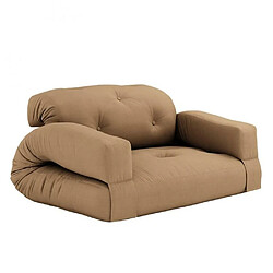 Inside 75 Canapé futon standard convertible HIPPO SOFA couleur mocca 