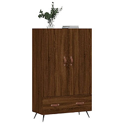 Acheter Maison Chic Buffet,Meuble de Rangement,commode pour salon,Cuisine chêne marron 69,5x31x115 cm bois d'ingénierie -MN50022