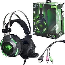 Spirit of Gamer CASQUE GAMER ELITE-H30 - Casque Gaming PS5 XBOX X PS4 PC SWITCH XBOX ONE / Prise Jack 2 x 3,5 mm/Son Stéréo 2.0 avec HP 50 mm -