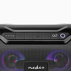 Avis NEDIS Enceinte Portable Party Bluetooth Stéréo 60 W USB/ Micro SD Basses pures USB IPX5 TWS ETANCHE EXT + Laser à effets Multipoints à eff