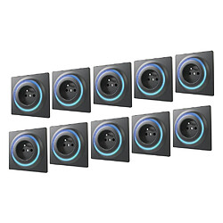 Pack de 10 Prise murale intelligente Z-Wave+ Walli Outlet - FGWOE-011-8P10 - Fibaro