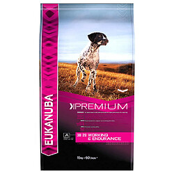 EUKANUBA Croquettes au poulet Premium Performance - Travail et endurance - 15kg - Pour chien adulte 