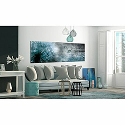 Paris Prix Tableau Imprimé Blue Dandelion 40 x 120 cm