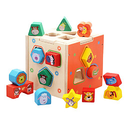 Tri jouet empilable puzzle de blocs de couleur