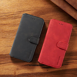 Avis Etui en PU style rétro rouge pour votre Samsung Galaxy Note9