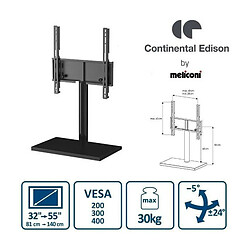 Support de TV Continental Edison (32"-55") 