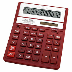 Calculatrice financière Citizen SDC-888X 15,8 x 20,3 x 3,1 cm Rouge Plastique 