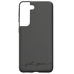 Coque Samsung Galaxy S22 Recyclable Just Green noir