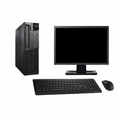 PC Lenovo M92p SFF Ecran 19" Intel i3-3220 RAM 8Go SSD 480Go Windows 10 Wifi - Occasion