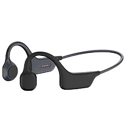 Universal Casque Bluetooth à conduction osseuse, bouchon d'oreille sans fil, casque Bluetooth intelligent, mouvement (noir) 