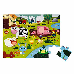 Acheter Puzzle enfant tactile Les animaux de la ferme 20 pièces - Janod