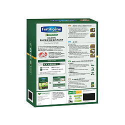 FERTILIGENE Gazon Super Résistant Tous Terrains - 2 kg