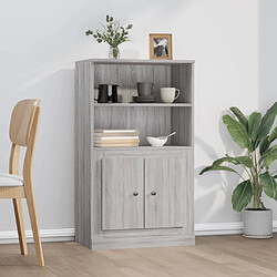 Maison Chic Buffet,Meuble de Rangement,commode pour salon,Cuisine sonoma gris 60x35,5x103,5 cm bois d'ingénierie -MN85263