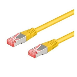 Digitus 2m Cat6a S/FTP câble de réseau S/FTP (S-STP) Jaune 