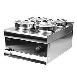 Avis Bain-Marie 4 Pots Silverlink 600 BS4W - Lincat