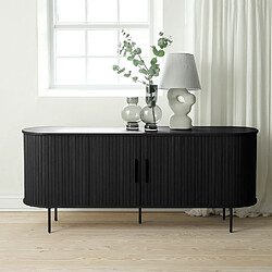 MAISON AUBERTIN Buffet bois noir alba 180x45cm