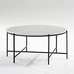 Avis Table Basse Thai Natura Blanc Noir 86 x 41 x 86 cm