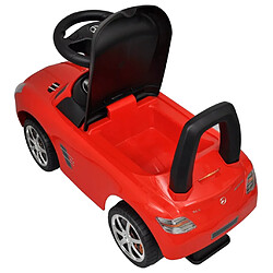 vidaXL Voiture à pousser par pieds pour enfants rouge pas cher