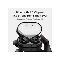 Universal CP7 sans fil bluetooth 5.0 casque sport stéréo binaural casque bluetooth blanc pas cher