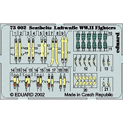 Seatbelts Luftwaffe WW.II Fighters - 1:72e - Eduard Accessories 