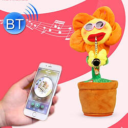 Wewoo Jeux Jouets Orange pour adulte, charge USB de et de la batterie Style de tournesol Saxophone Bluetooth enfants en peluche