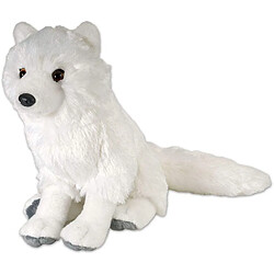 Wild Republic peluche Renard arctique de 30 cm blanc 