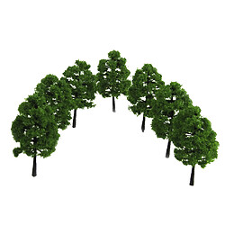 Arbres Modèle,Railroad Scenery,miniature plant, mini arbre,dollhouse accessoire, mini décoration, miniature jardin 20pcs Arbres Vert Foncé Modèles En Plastique Forment Un Paysage Ferroviaire Jouet