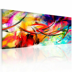 Paris Prix Tableau Imprimé Dance of the Rainbow 40 x 120 cm 