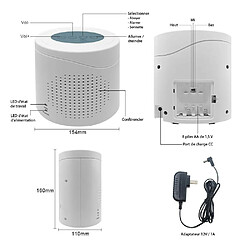 Chien de garde électrique Aboyeur Sans Fil capteur Radar Télécommande Alarme de Sécurité à domicile 360 degrés Chien qui aboie