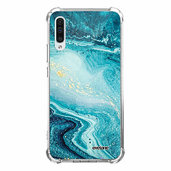 Evetane Coque Samsung Galaxy A50 silicone anti-choc souple angles renforcés transparente Coque Samsung Galaxy A50 anti-choc souple angles renforcés transparente Bleu Nacré Marbre Evetane.