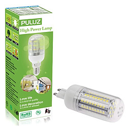 Wewoo Ampoule Transparent G9 2835 SMD 8.0W AC 220V 660LM LED lampe de lumière de maïs avec couvercle blanche 102 LEDs pas cher