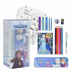 Ensemble de Papeterie Frozen 24 Pièces Bleu 