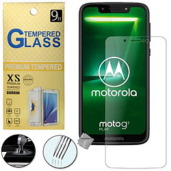 Htdmobiles Film de protection vitre verre trempe transparent pour Motorola Moto G7 Play 