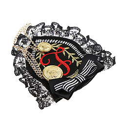 Acheter rétro style britannique dentelle tissu corsage broches broches badges accessoires rouge